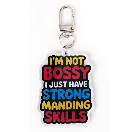 I'M NOT BOSSY KEYCHAIN
